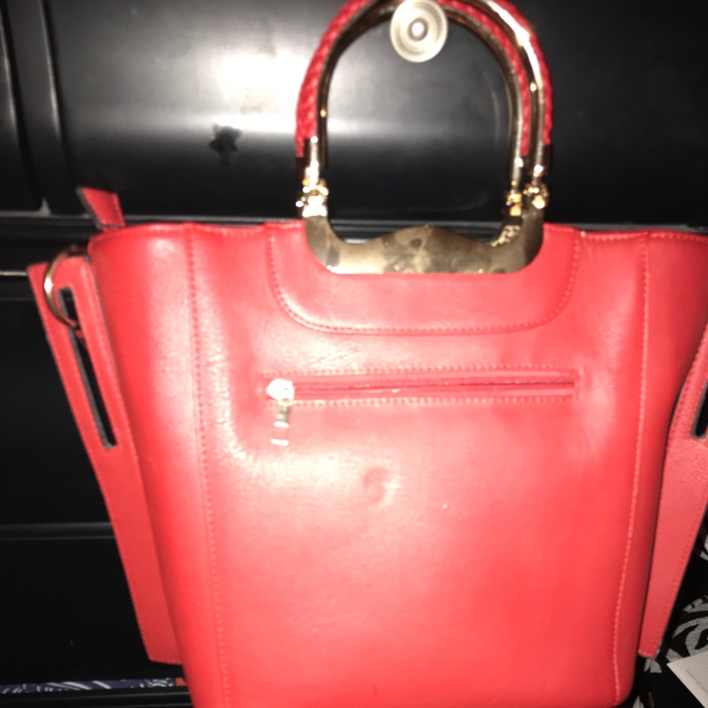 Red Lisa Fang Purse